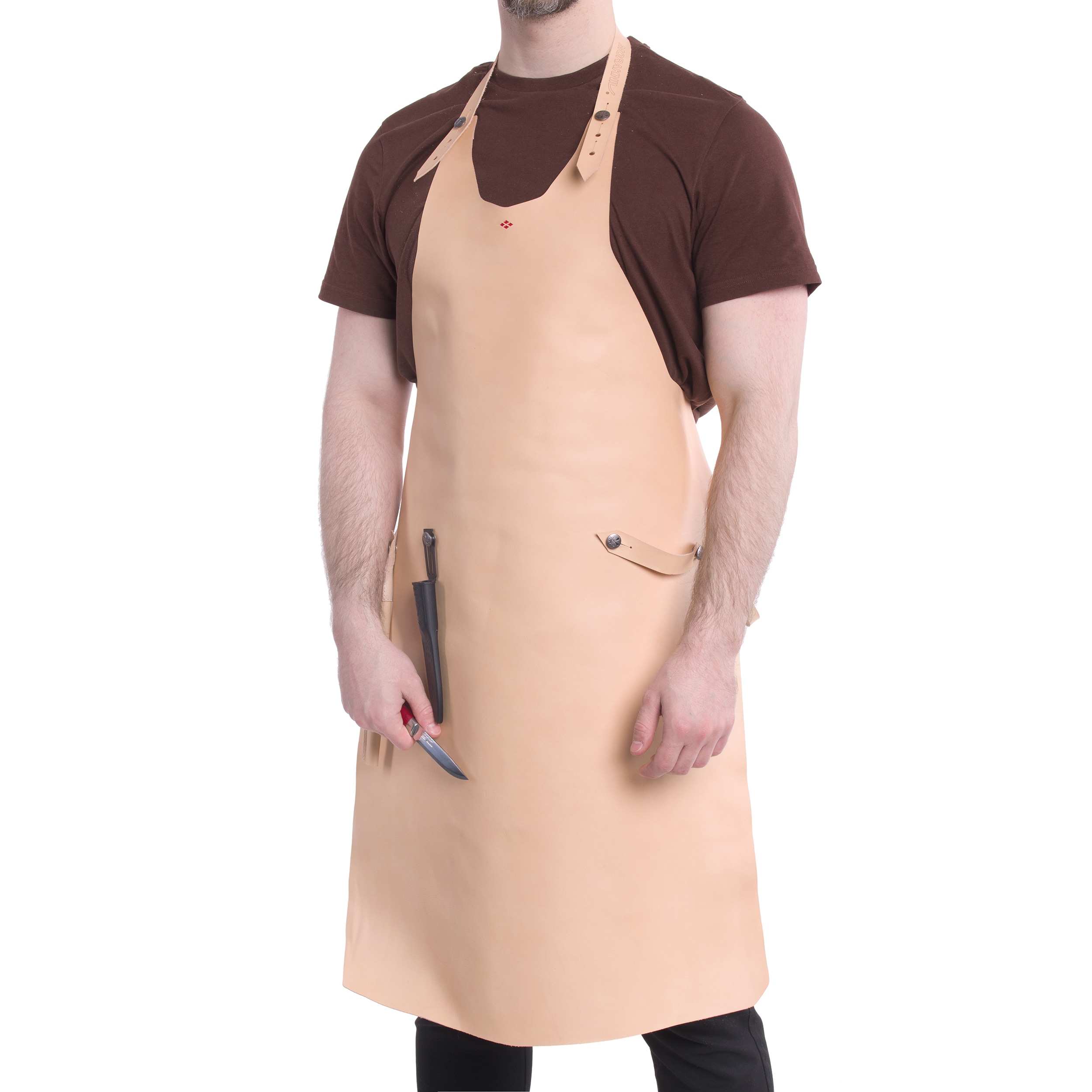 Mora Leather Apron kötény - Natural