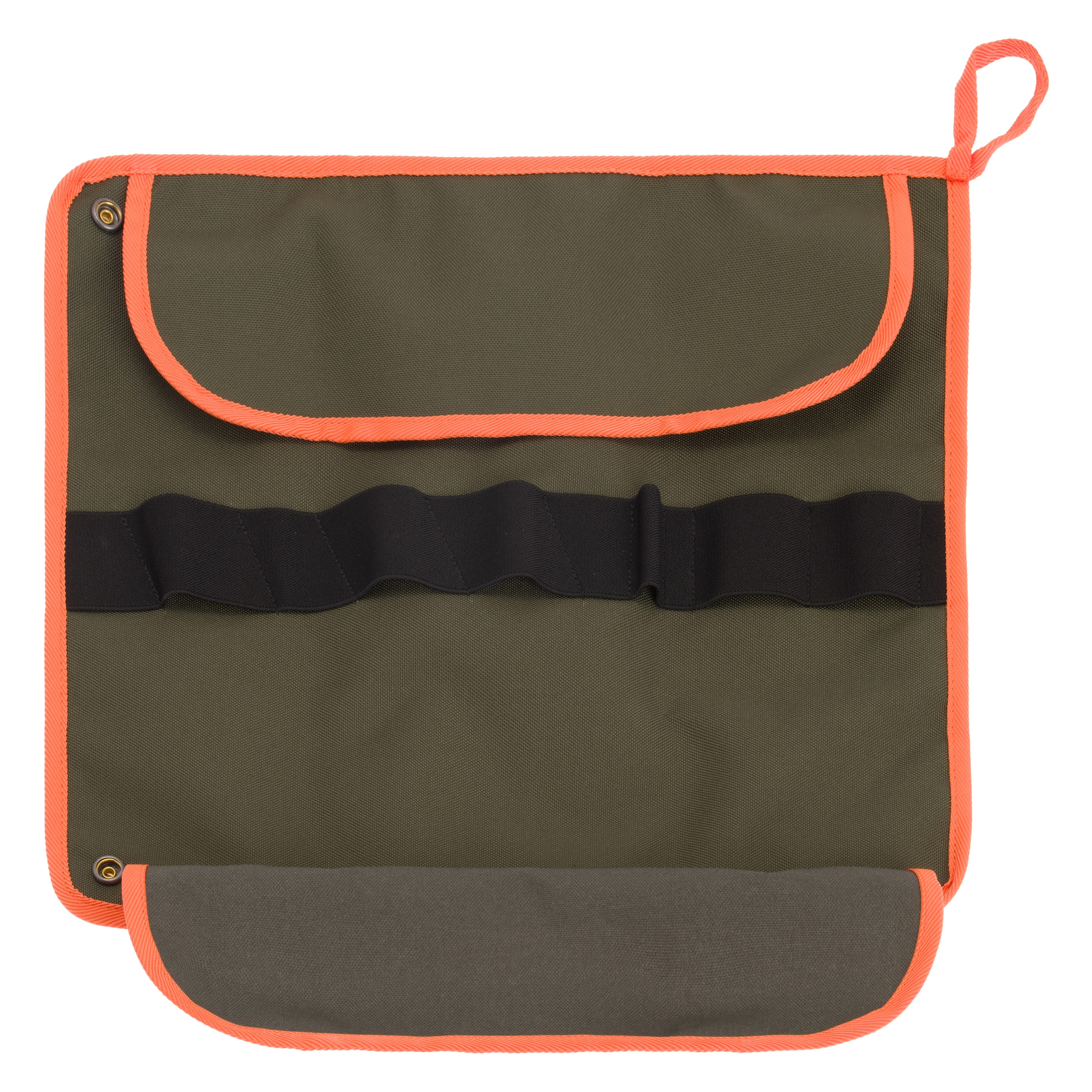 Mora Hunting Knife Case késkészlet tok - Olive Green/Burnt Orange