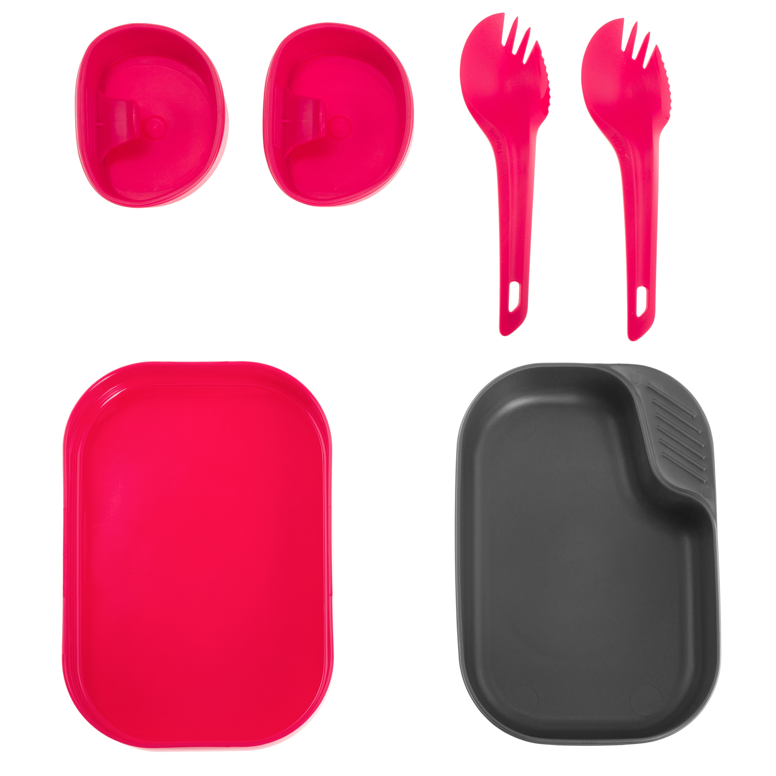 Wildo Camp-A-Box Duo kemping edénykészlet Light Green - Raspberry