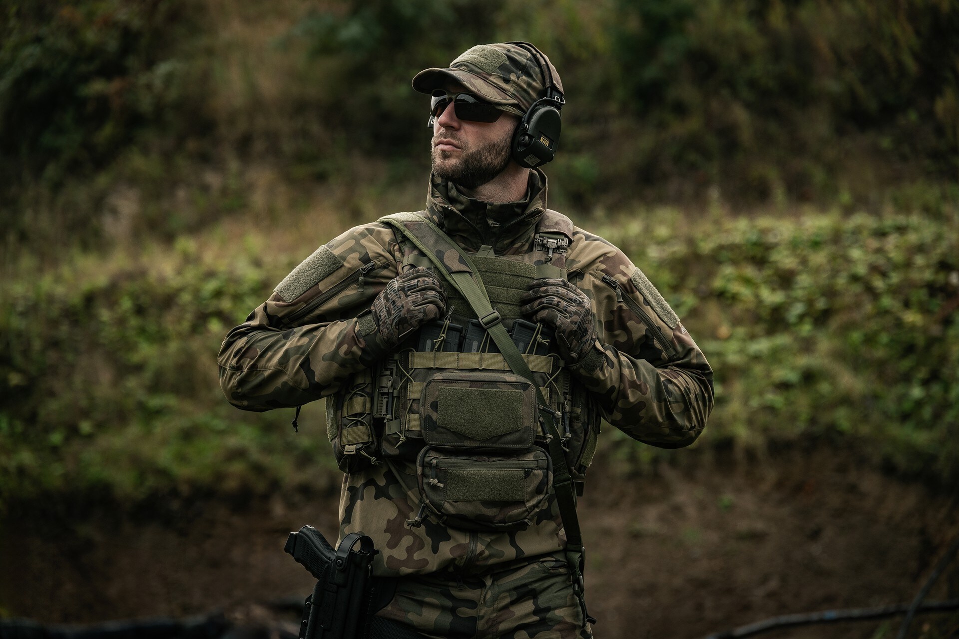 Helikon Guardian Cummerbund Quick Release oldalsó panelek - Olive Green