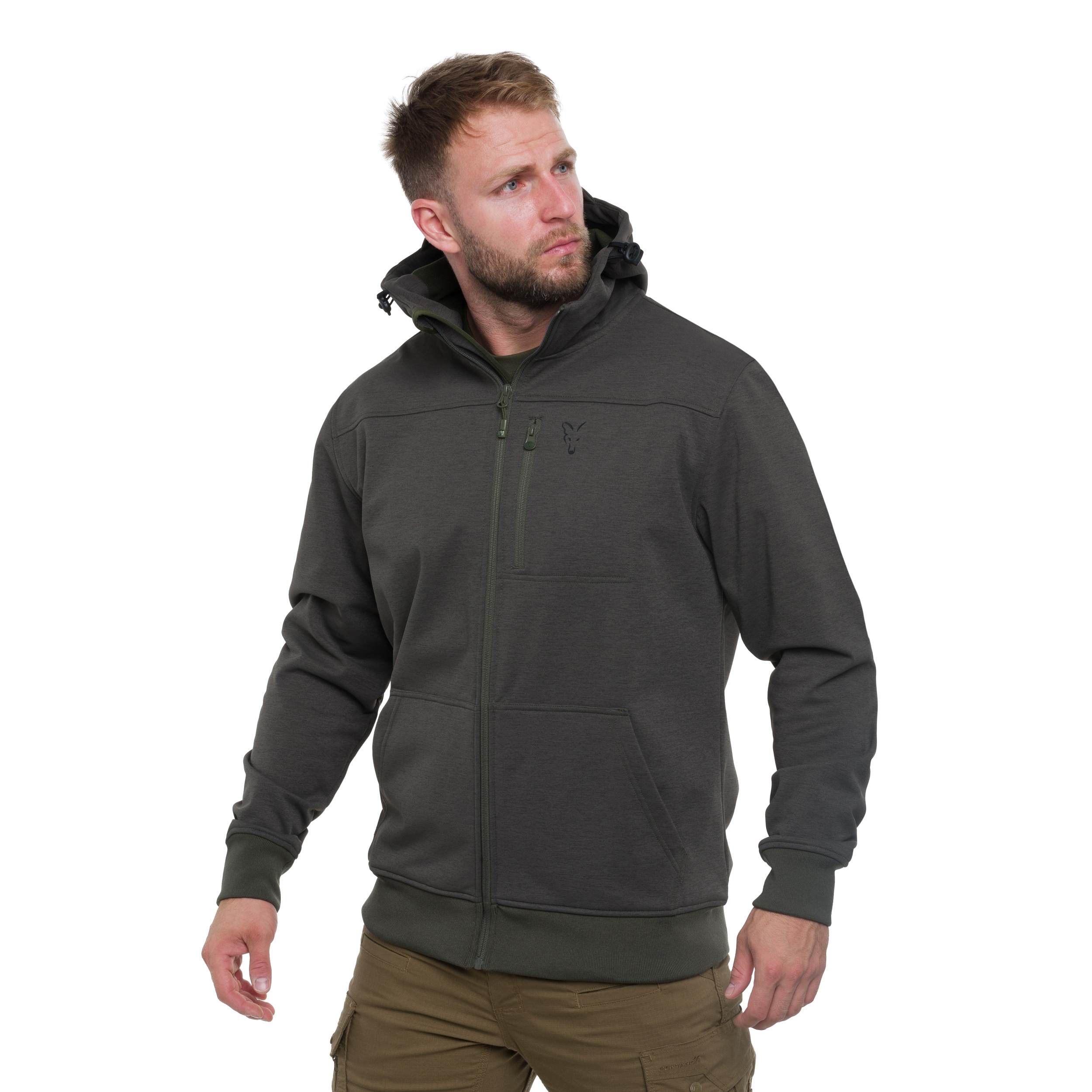 FOX Softshell kabát - Green/Black