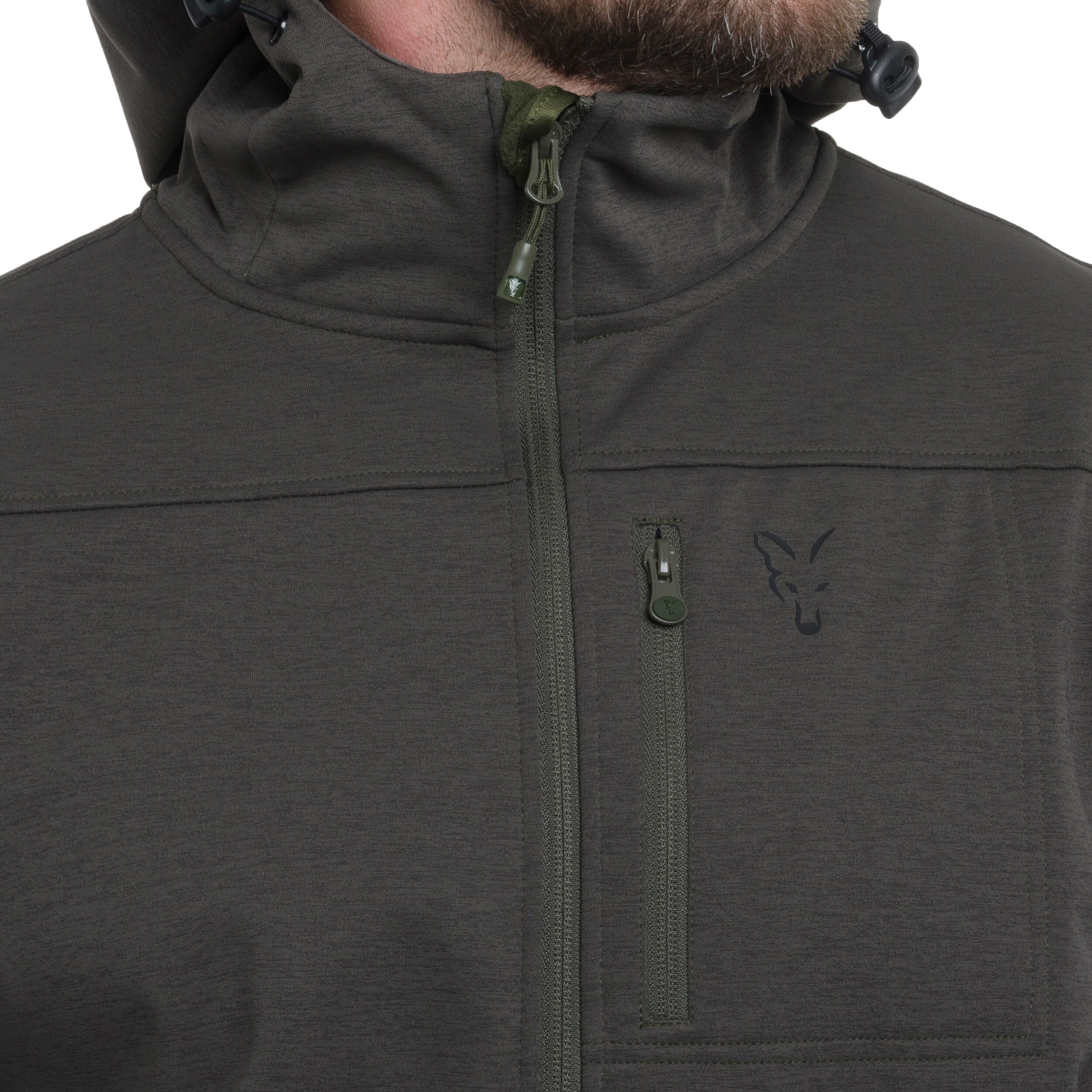 FOX Softshell kabát - Green/Black