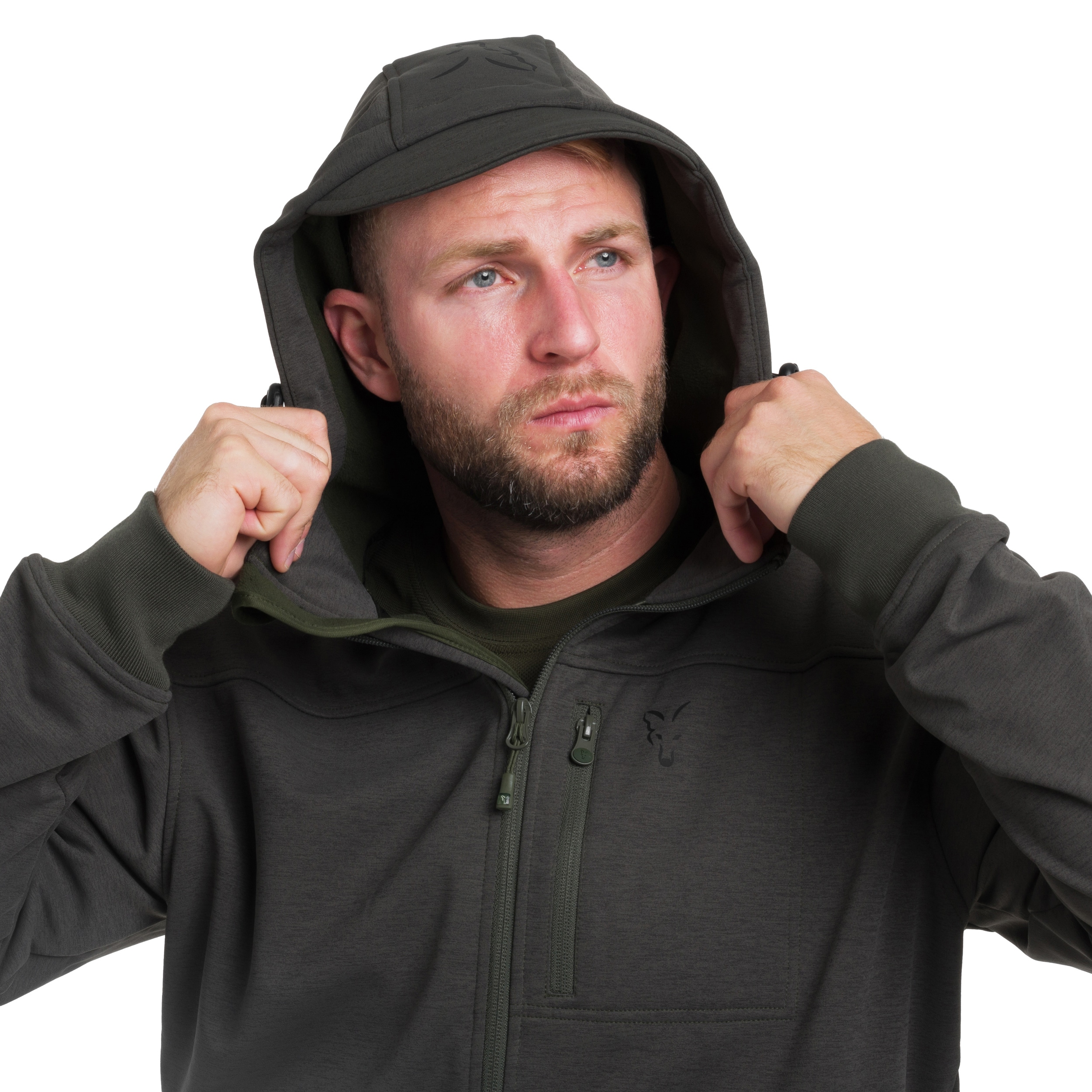 FOX Softshell kabát - Green/Black