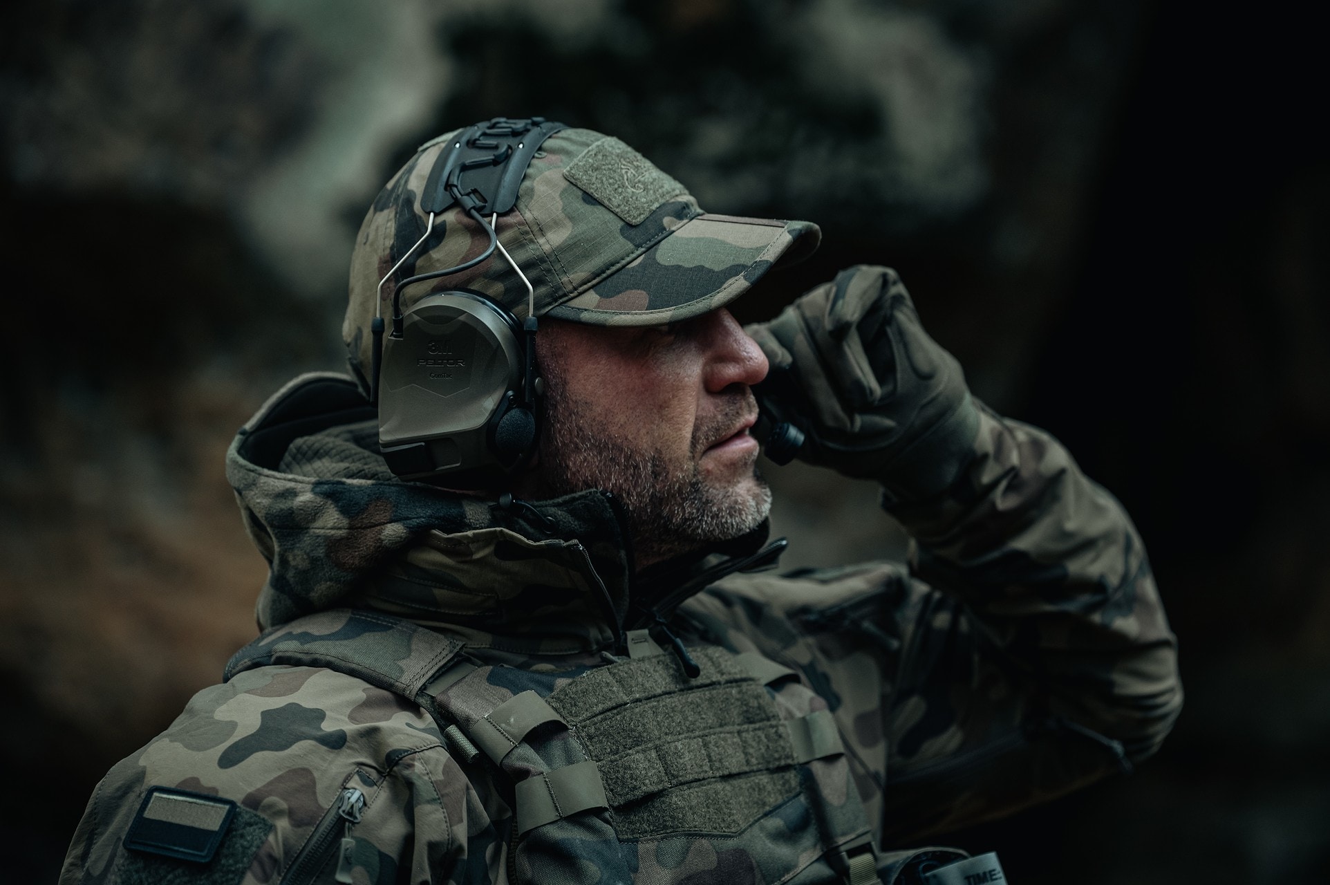 3M Peltor ComTac VIII aktív hallásvédő - Green