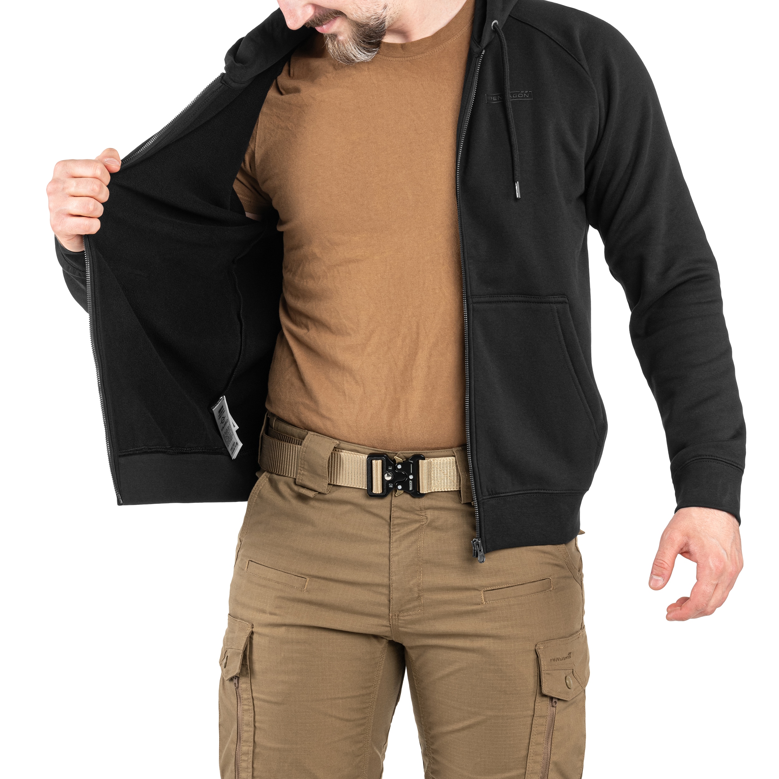 Pentagon Griffin Hood pulóver - Black