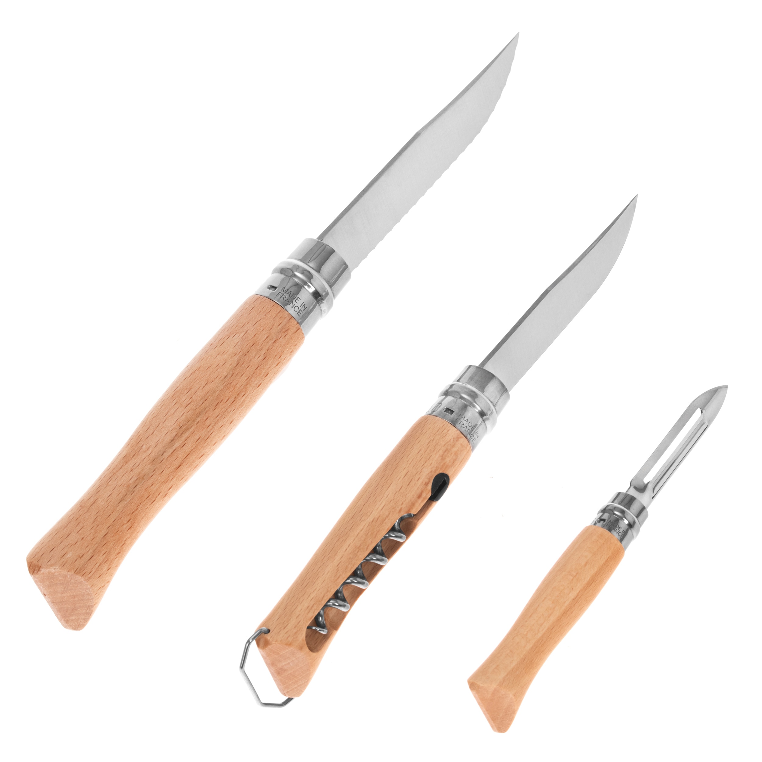 Opinel Nomad Cooking Kit konyhai késkészlet
