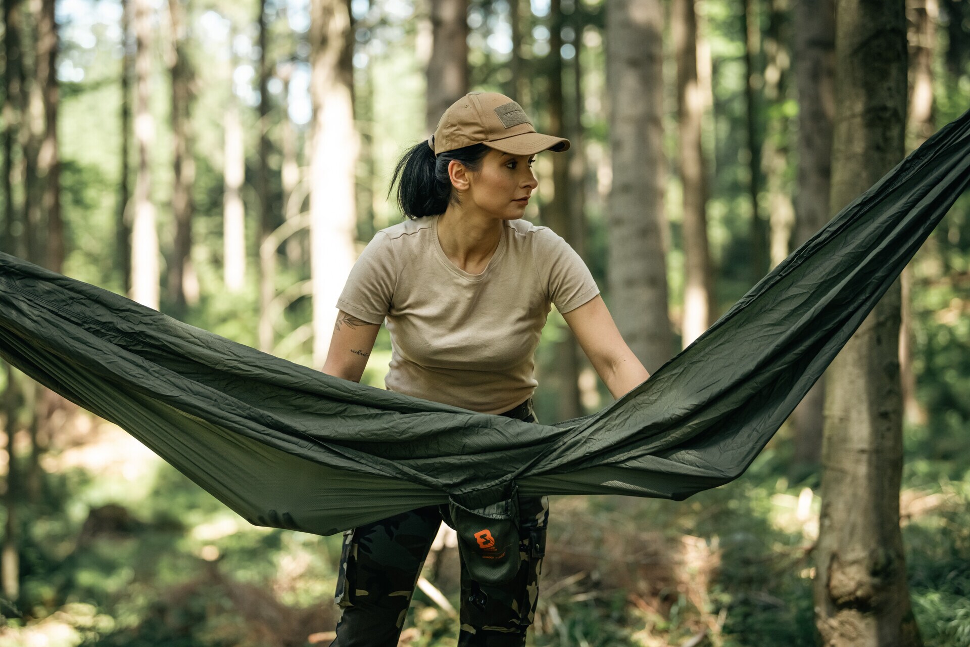 Badger Outdoor Forest függőágy - Olive