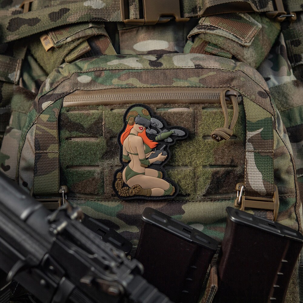 M-Tac Tactical Girl No.6 PVC felvarró - Olive/Coyote