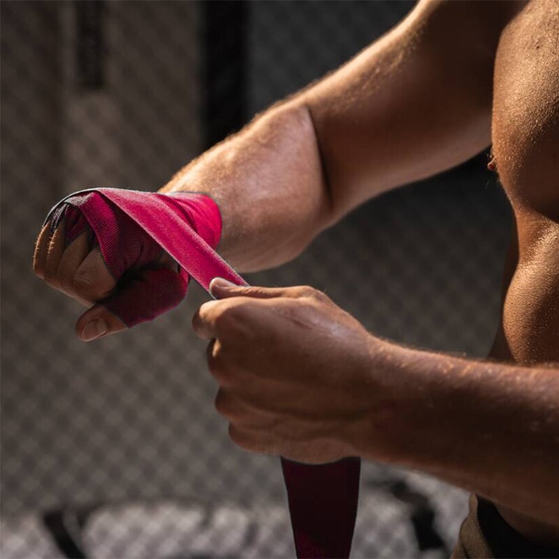 DBX Bushido bokszkötés kezekhez és csuklókhoz 2 x 4 m - Piros