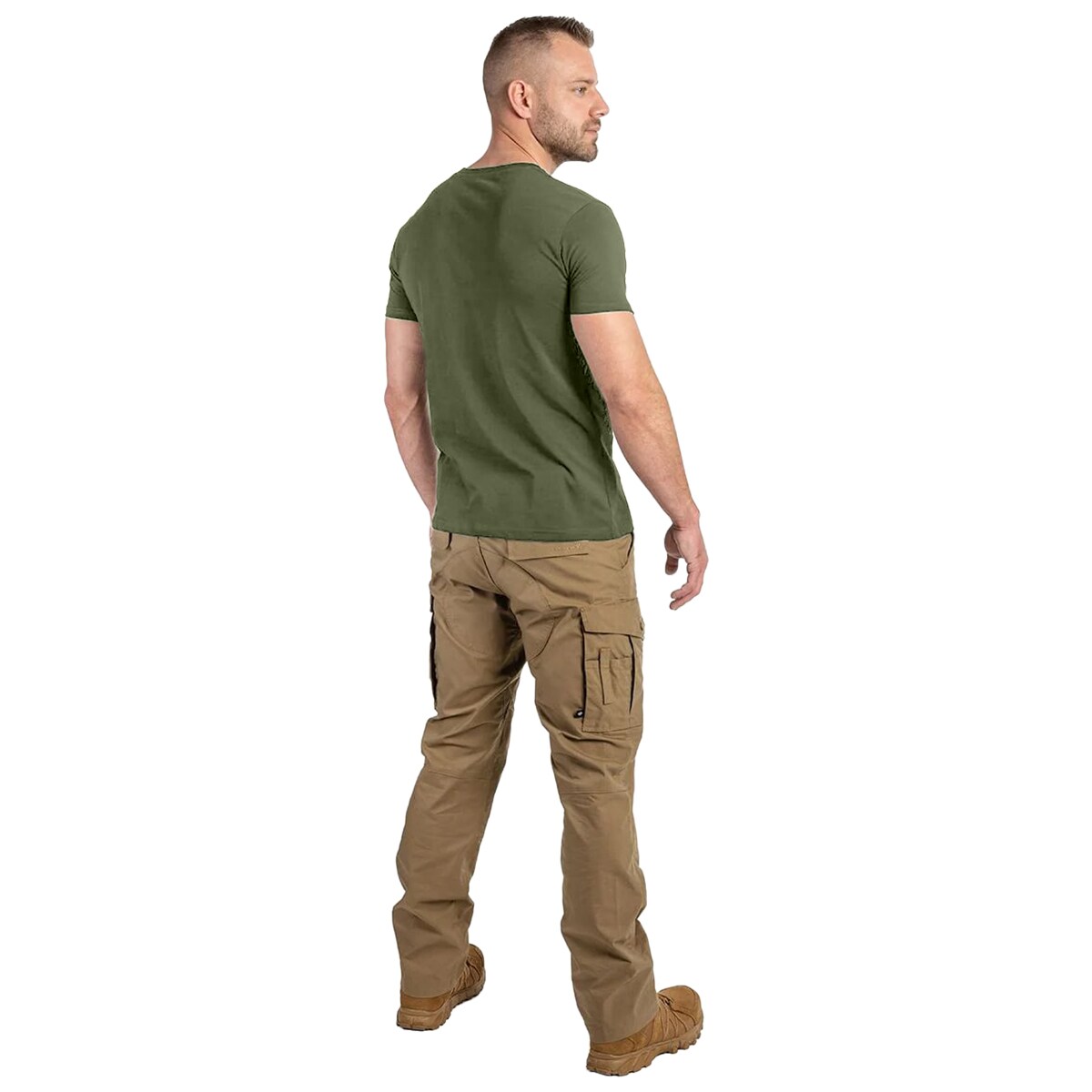 Alpha Industries Basic Small Logo T-shirt póló - Dark Olive