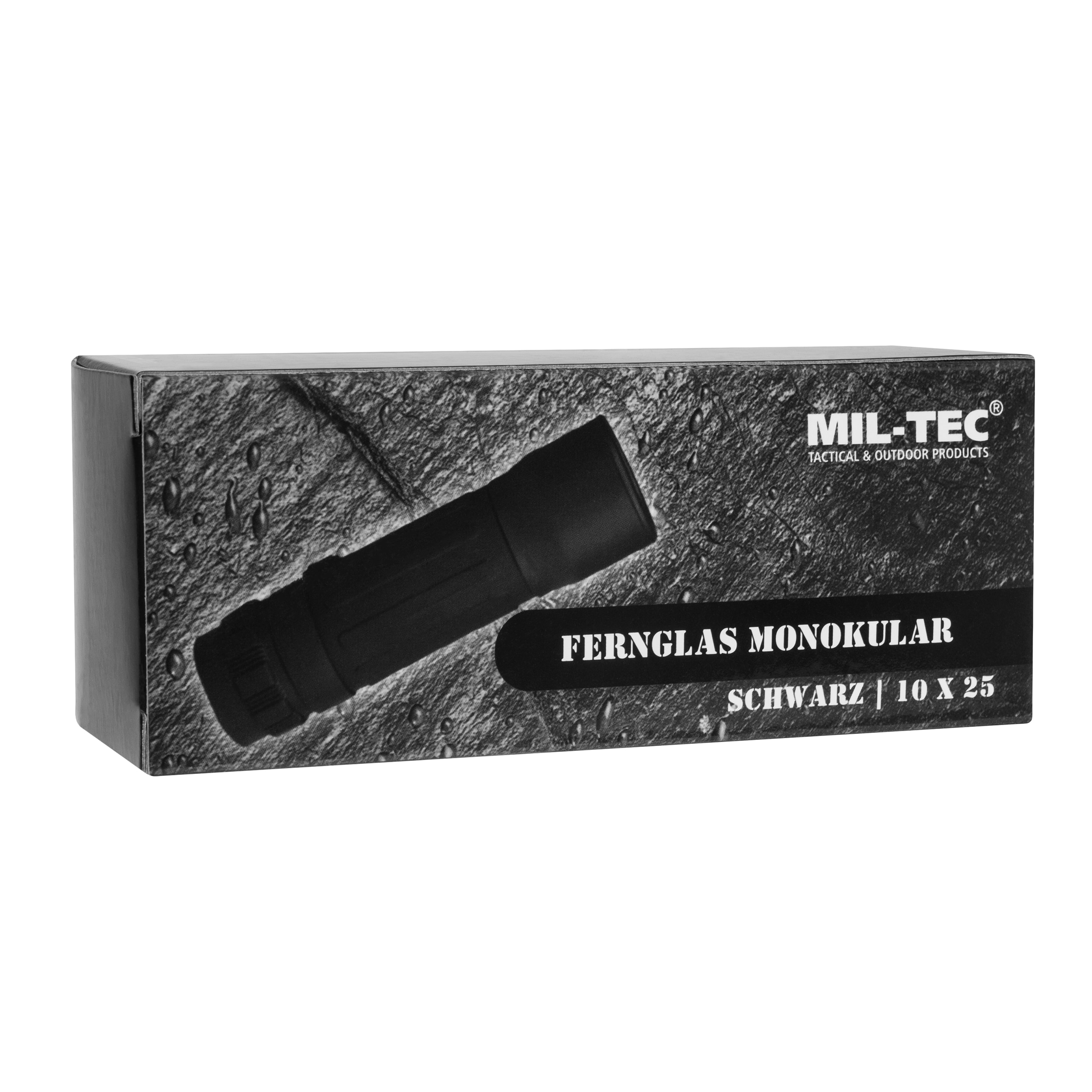 Mil-Tec 10x25 monokulár - Black