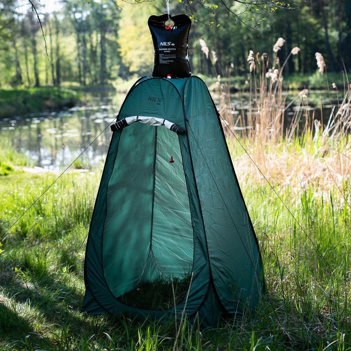 Nils Camp NC1706 kemping öltözősátor - Zöld