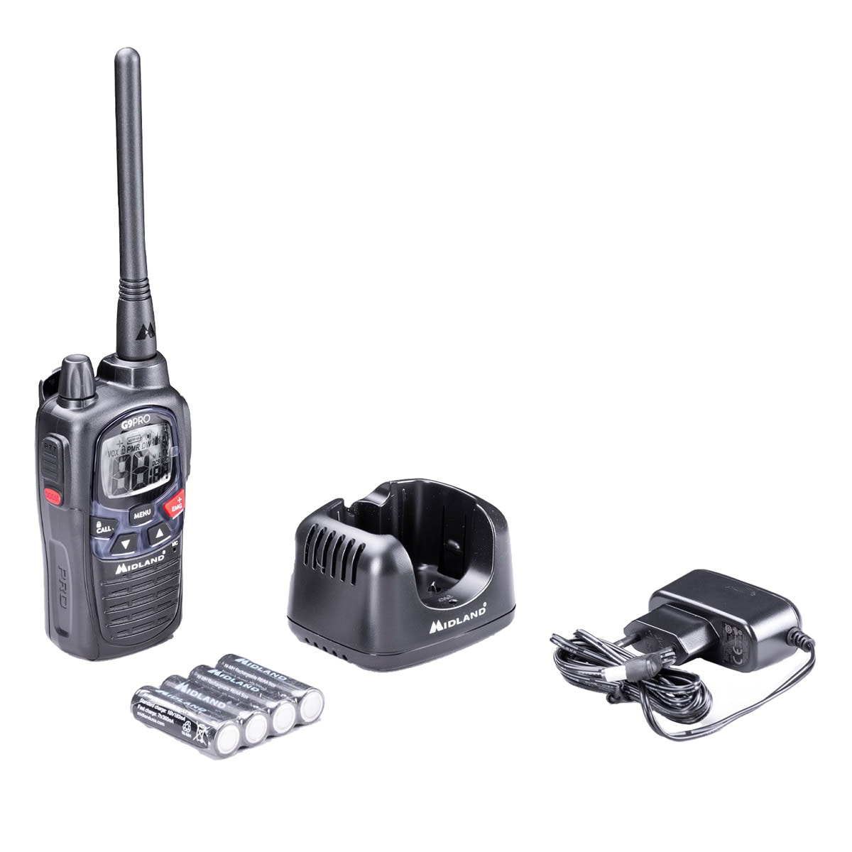 Midland G9 Pro PMR rádiótelefon - fekete