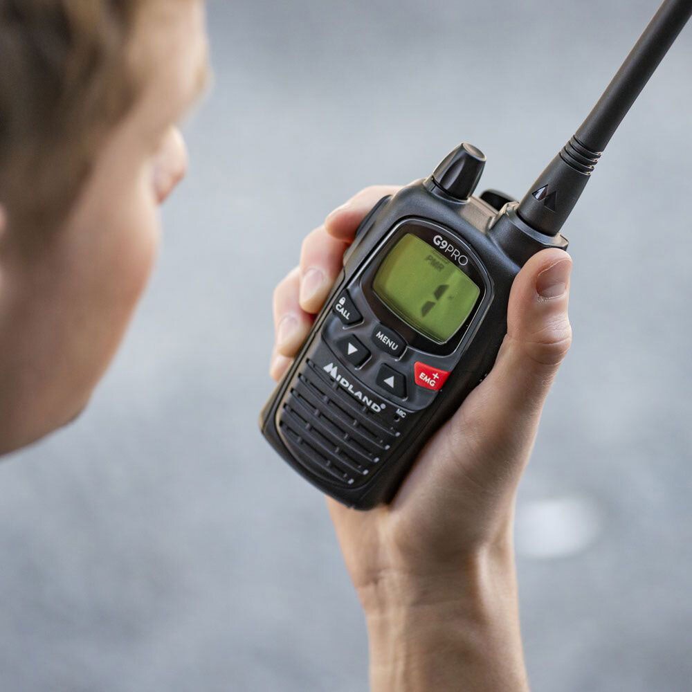 Midland G9 Pro PMR rádiótelefon - fekete