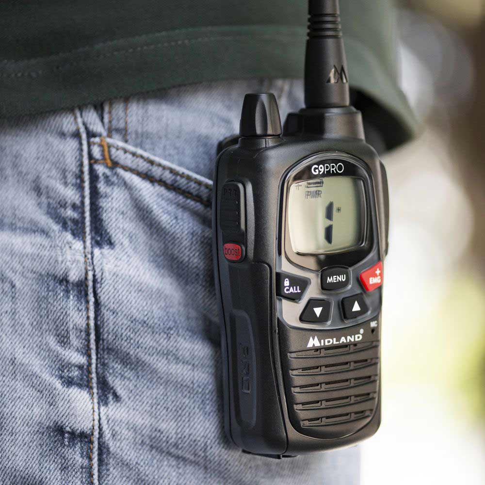 Midland G9 Pro PMR rádiótelefon - fekete