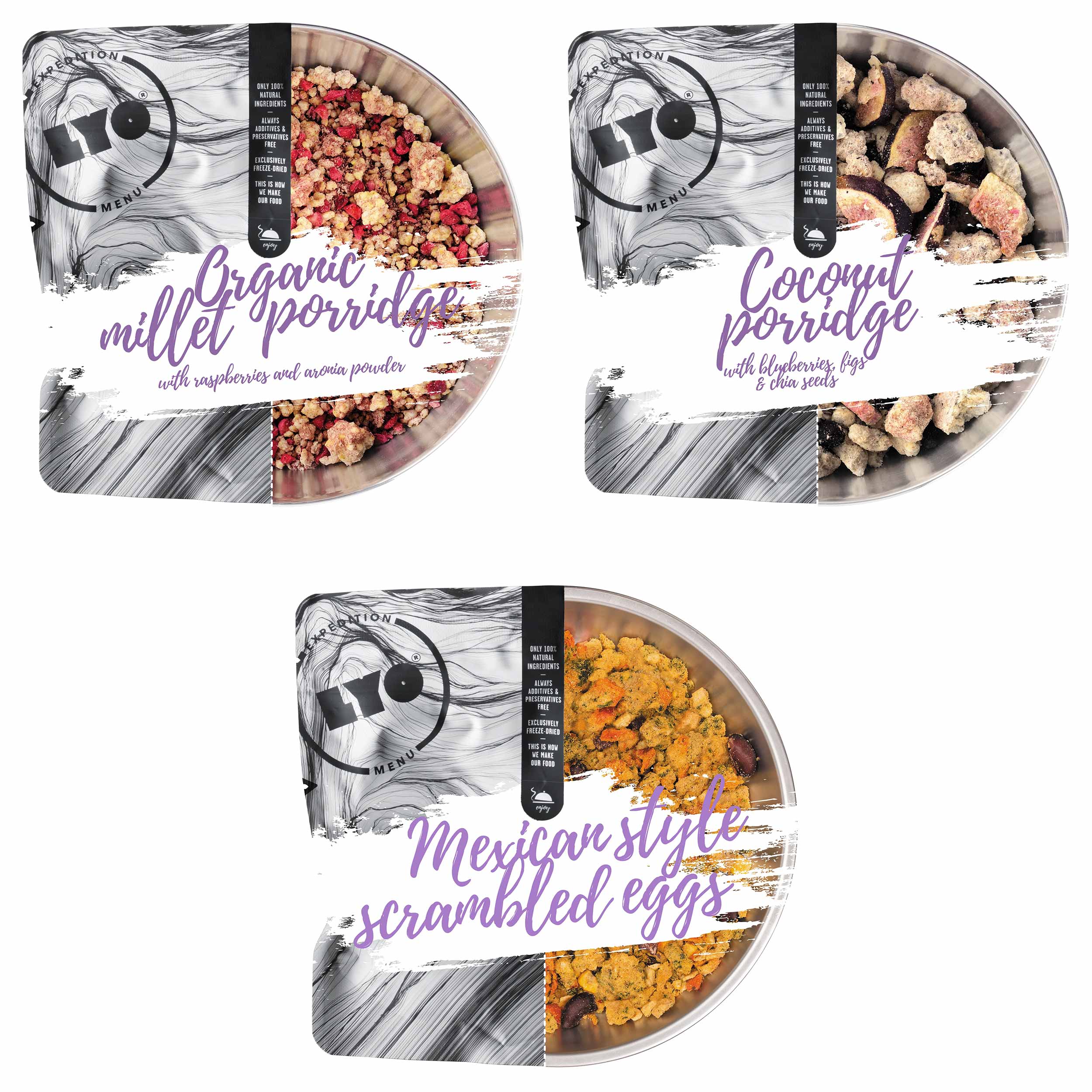 LYOFOOD fagysztva szárított étel - 10 napos ételcsomag