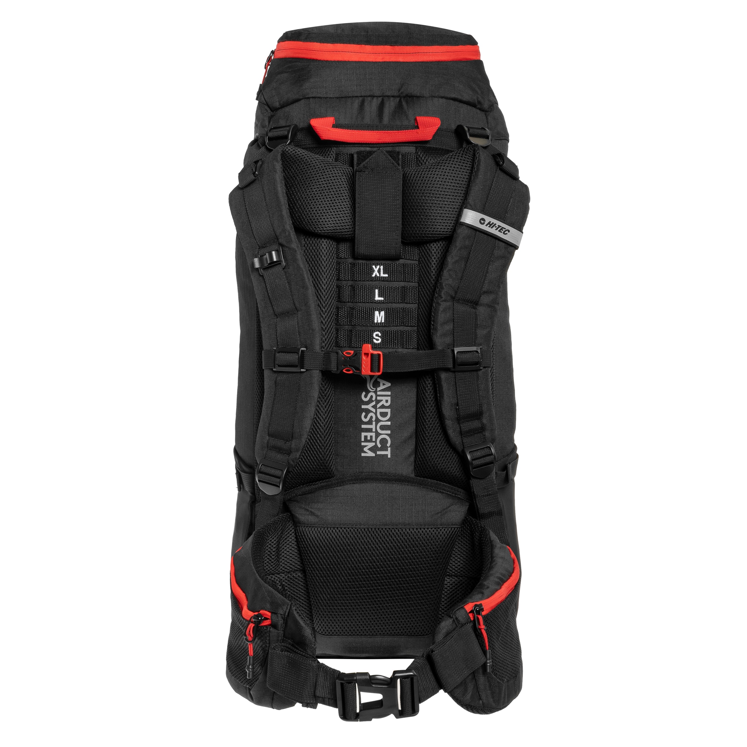 Hi-Tec Stone hátizsák 65 l - Black/High Risk Red