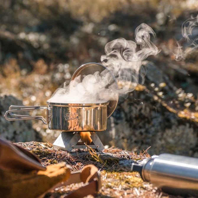 Esbit Stainless Steel Pot kemping fazék- 1,1 l