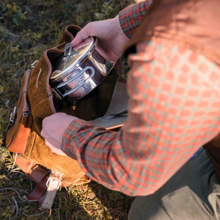 Esbit Stainless Steel Pot kemping fazék- 1,1 l