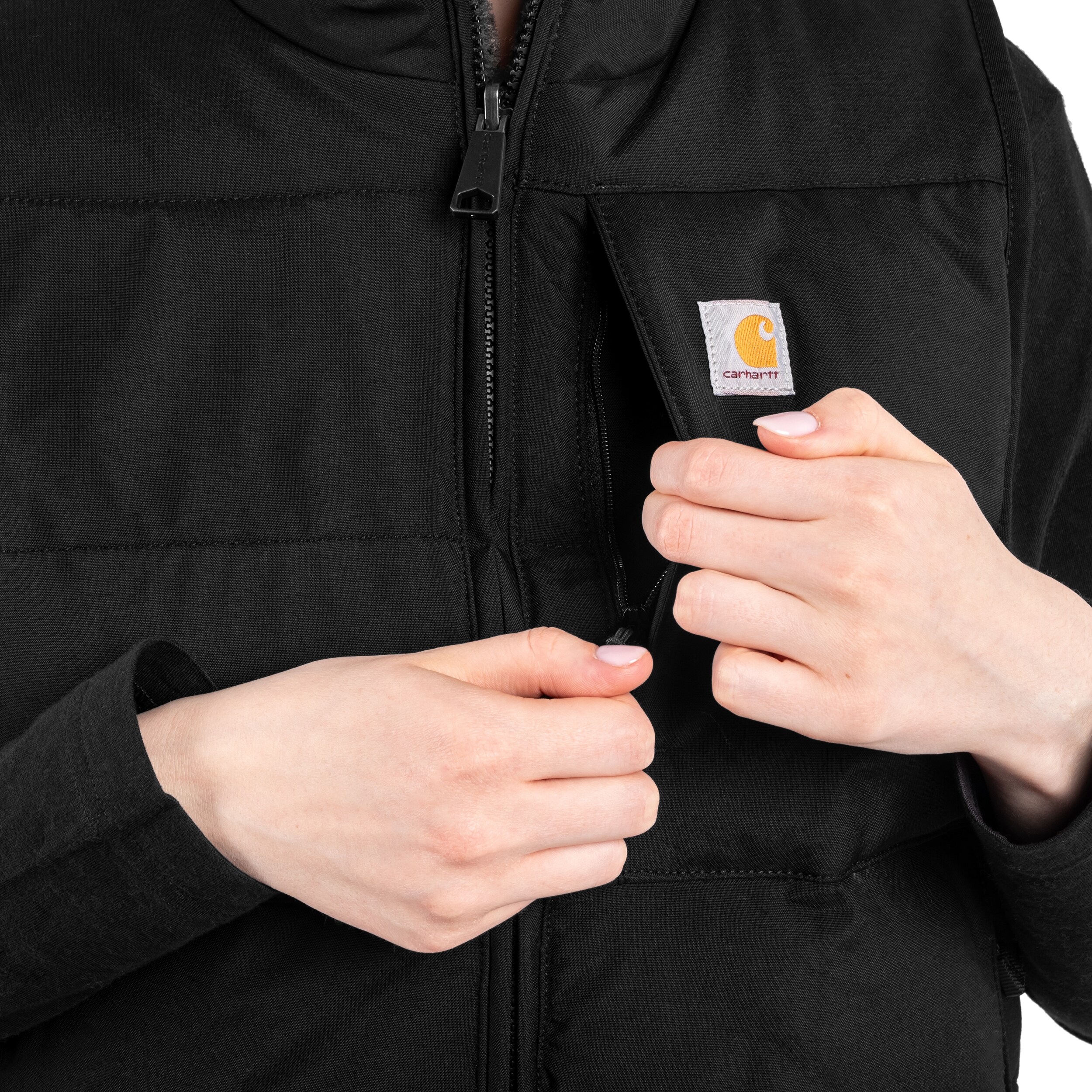 Carhartt Montana Relaxed Fit Insulated Vest női ujjatlan kabát - Black