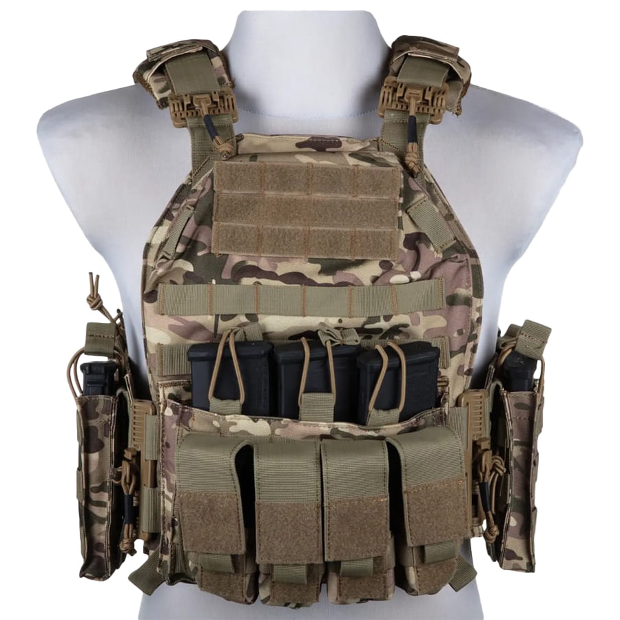 GFC Plate Carrier taktikai mellény - Arid MC Camo