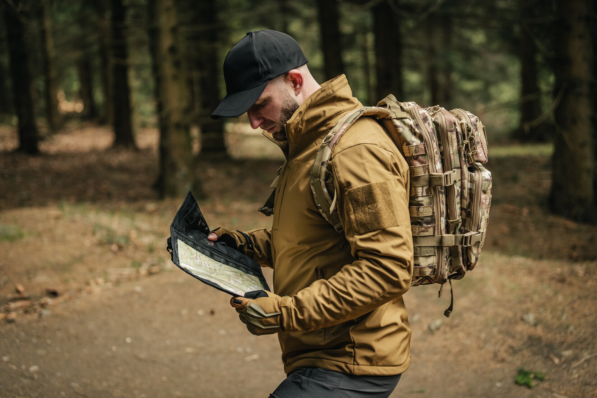 Highlander Forces Explorer Map Case térképtok - Black