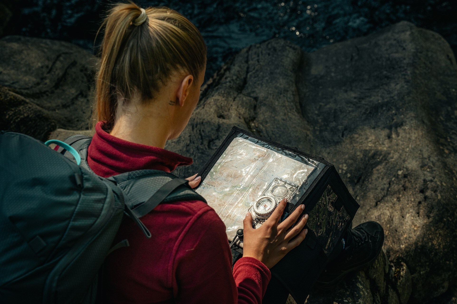 Highlander Forces Explorer Map Case térképtok - Black