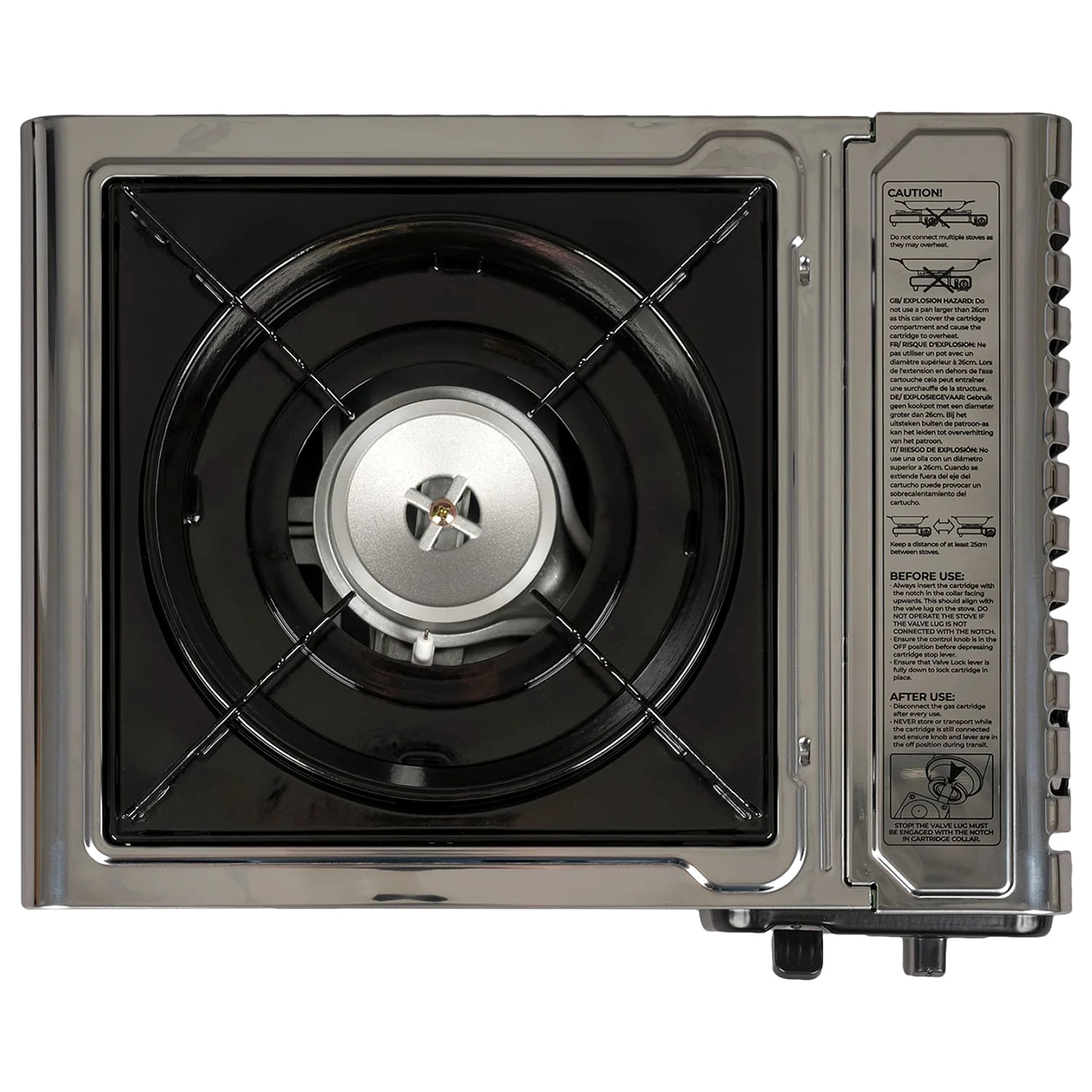 Highlander Outdoor Portable Gas Stove kempingtűzhely - Green