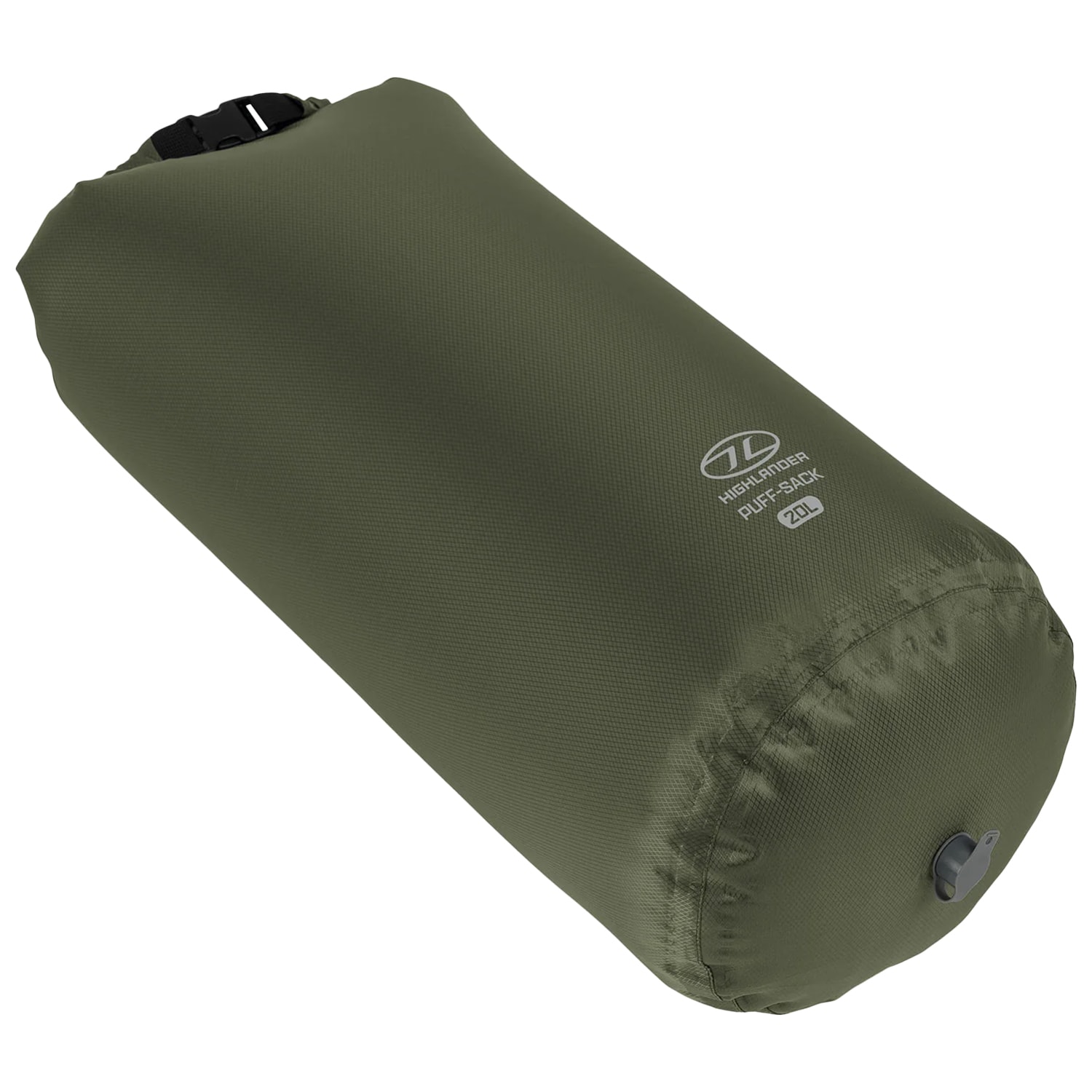 Highlander Outdoor Lightweight Puff Sack Inflation vízálló felfújható zsák 20 l - Olive