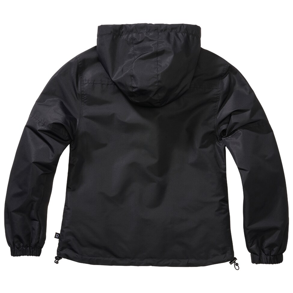 Brandit Summer Windbreaker Frontzip női kabát - Black
