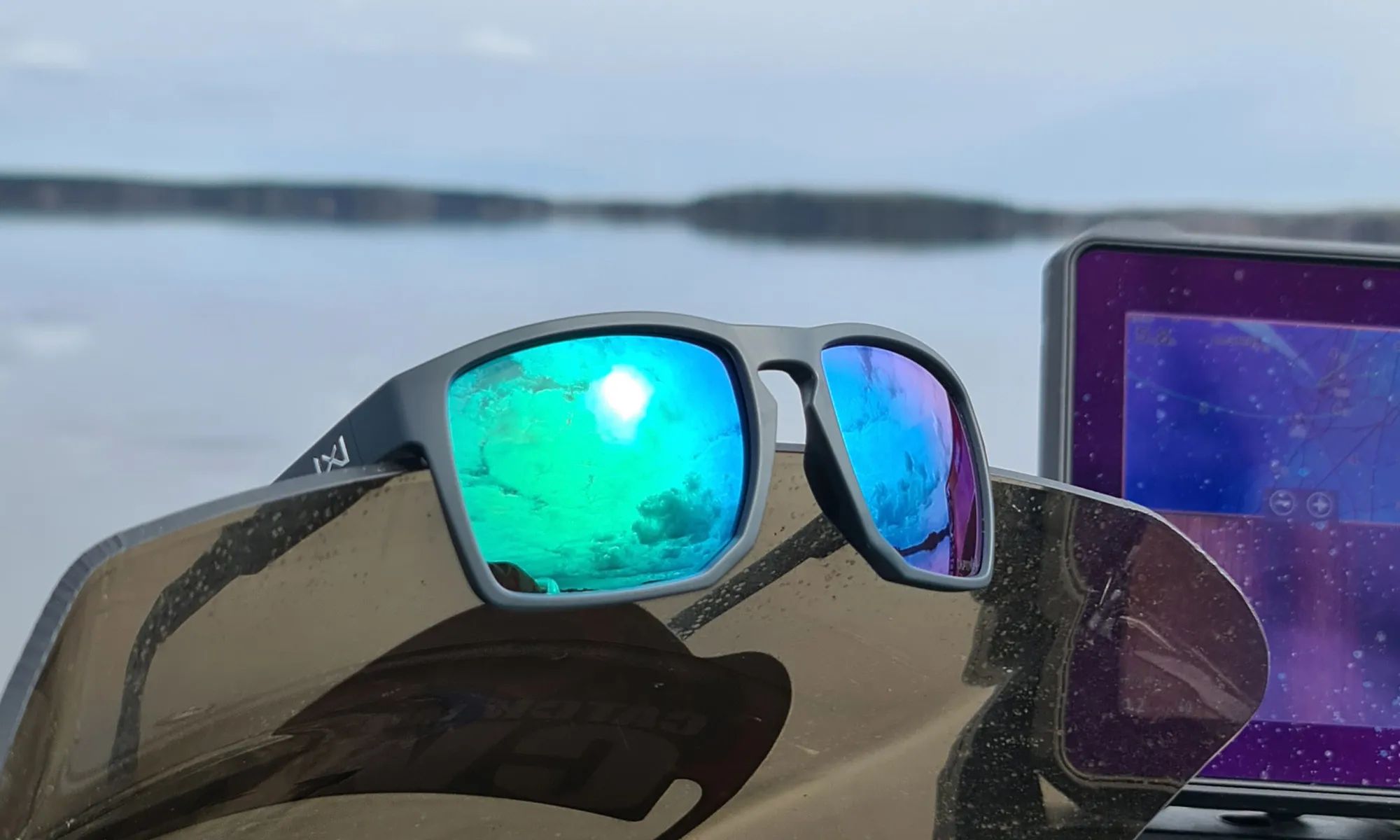 Wiley X Founder szemüveg - Captivate Polarized Green Mirror/Matte Graphite