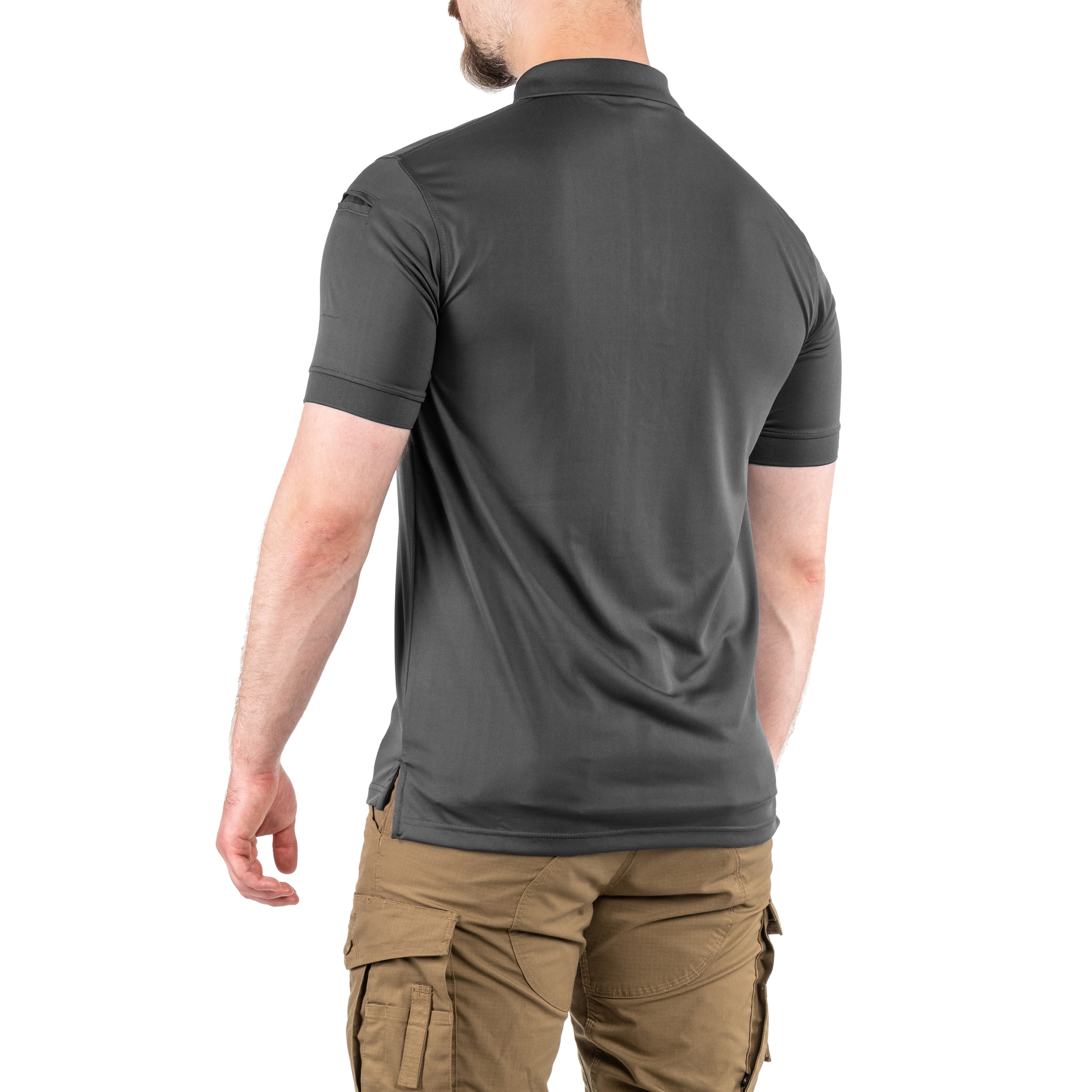 Stoirm Performance Tactical P-01 thermoaktív golfpóló - Dark Grey