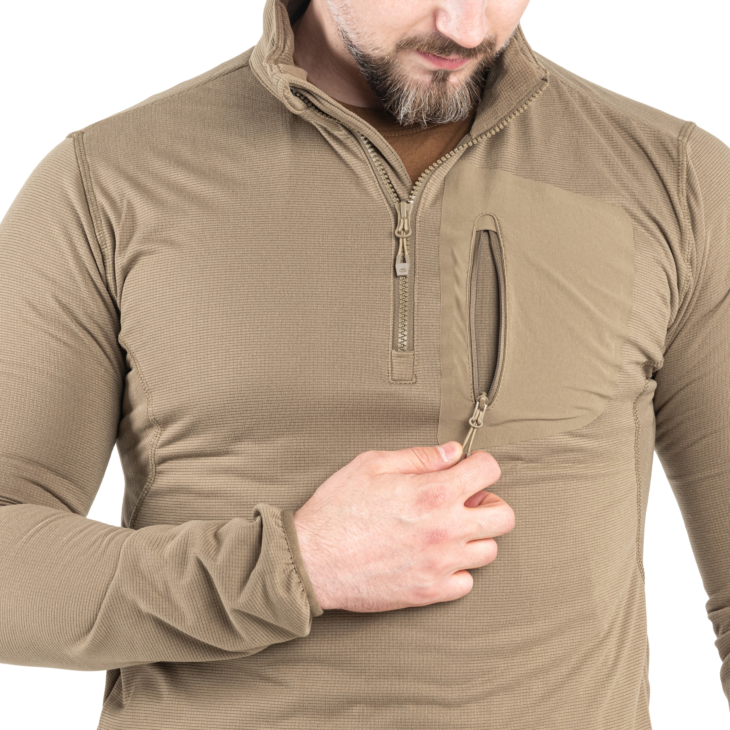 Highlander Forces Tactical Hirta Fleece polár pulóver - Ranger Green