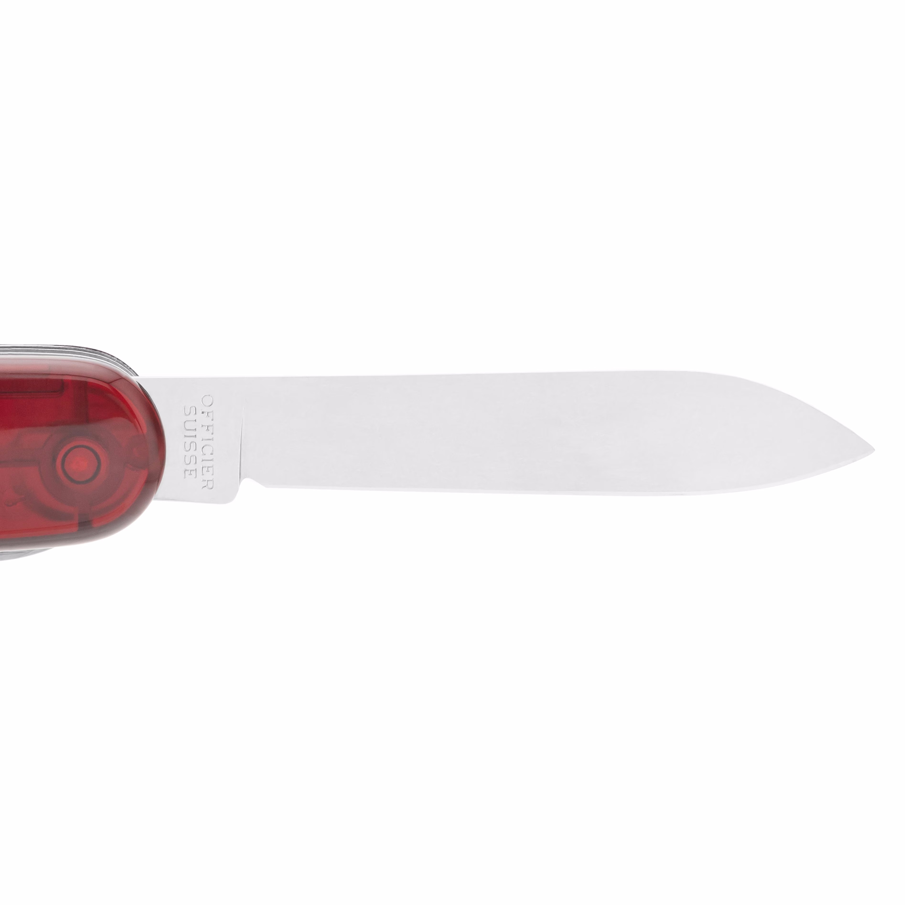 Victorinox Spartan zsebkés - Transparent Red