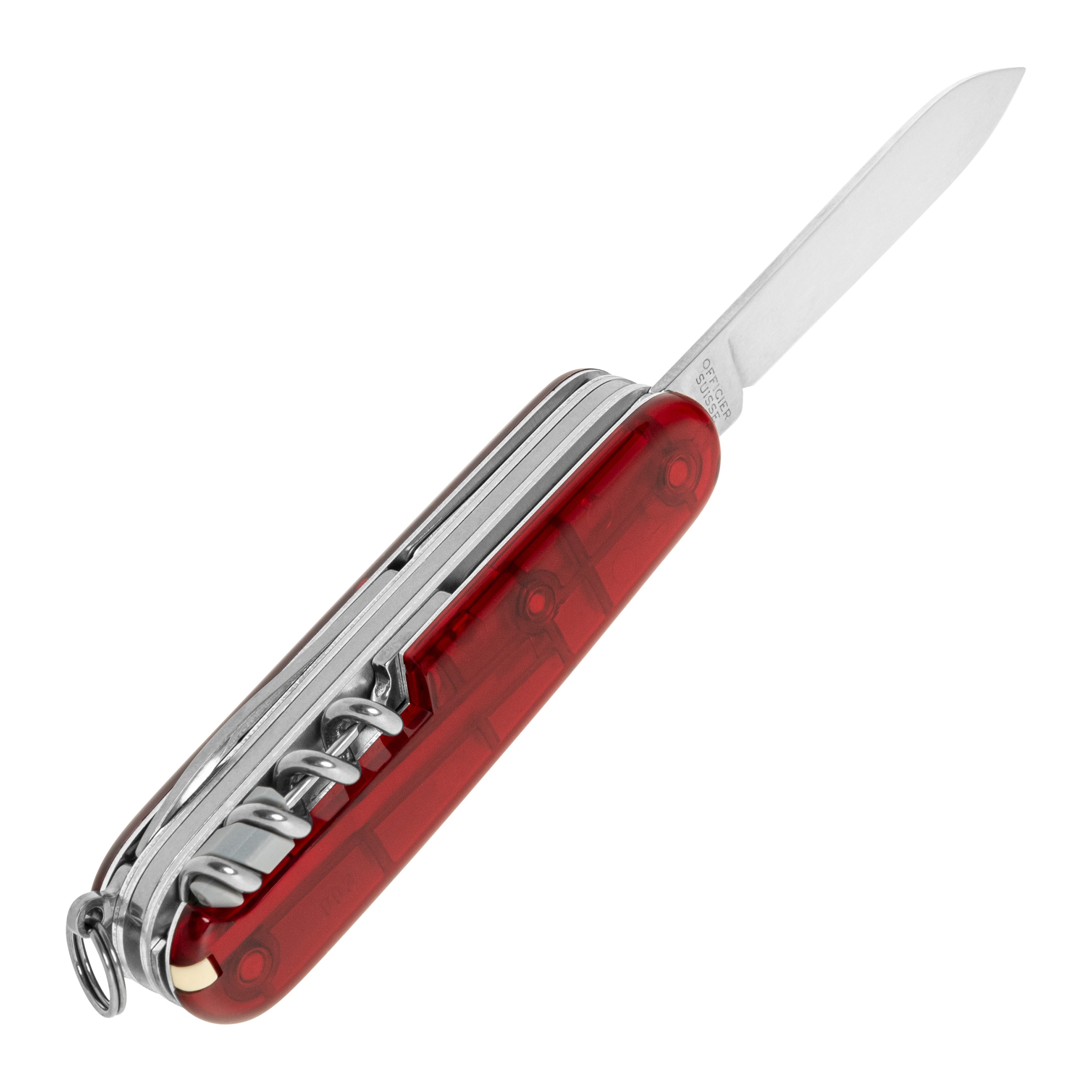 Victorinox Spartan Lite zsebkés - Transparent Red