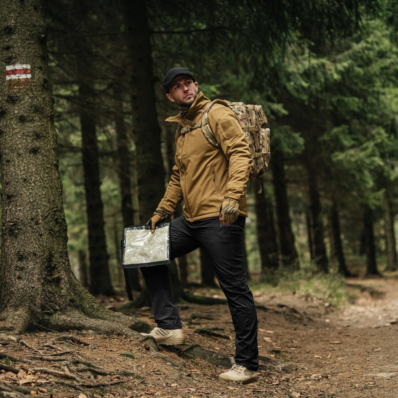 Highlander Outdoor Munro Walking Trousers nadrág - Black