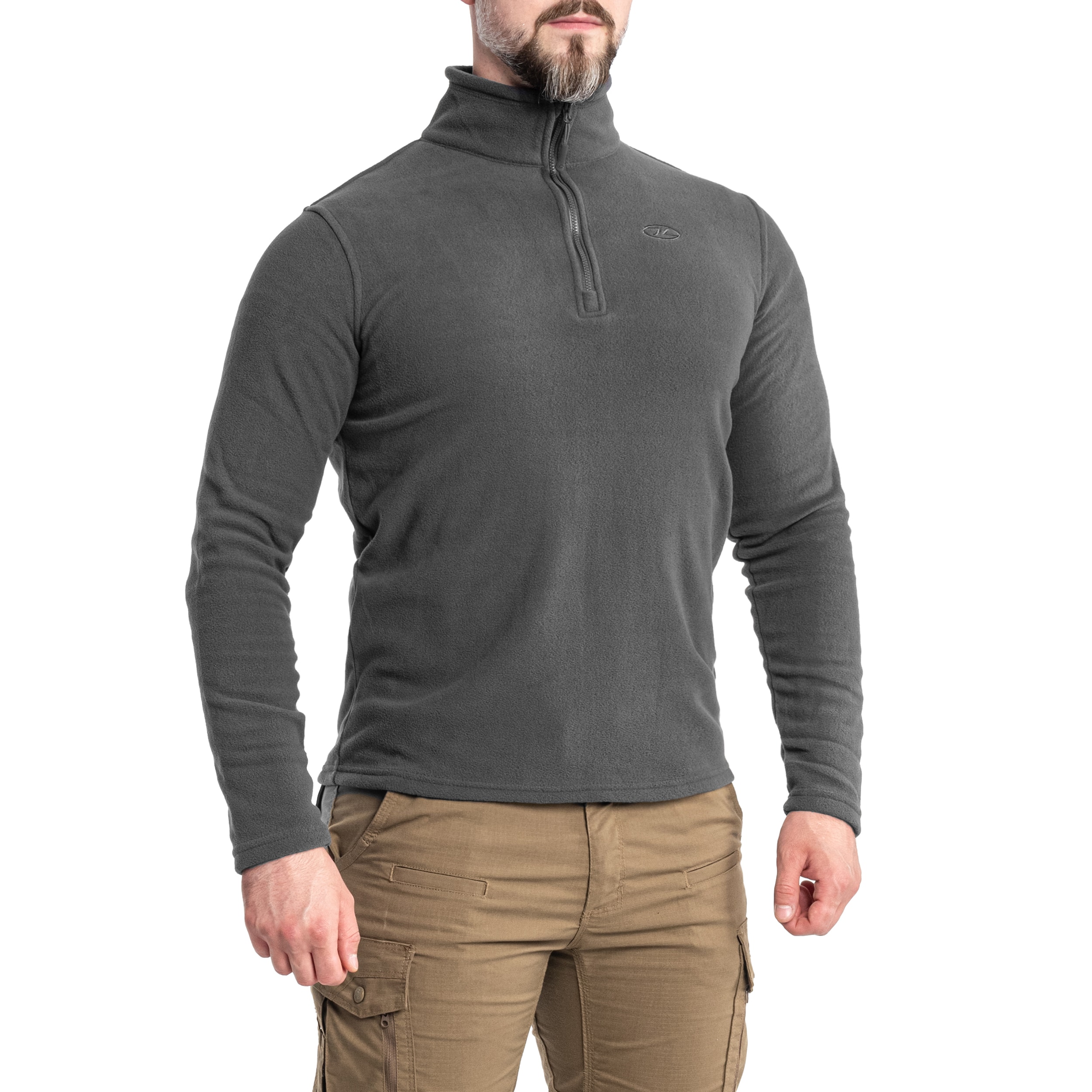 Highlander Outdoor Ember Fleece Top polár pulóver - Dark Grey