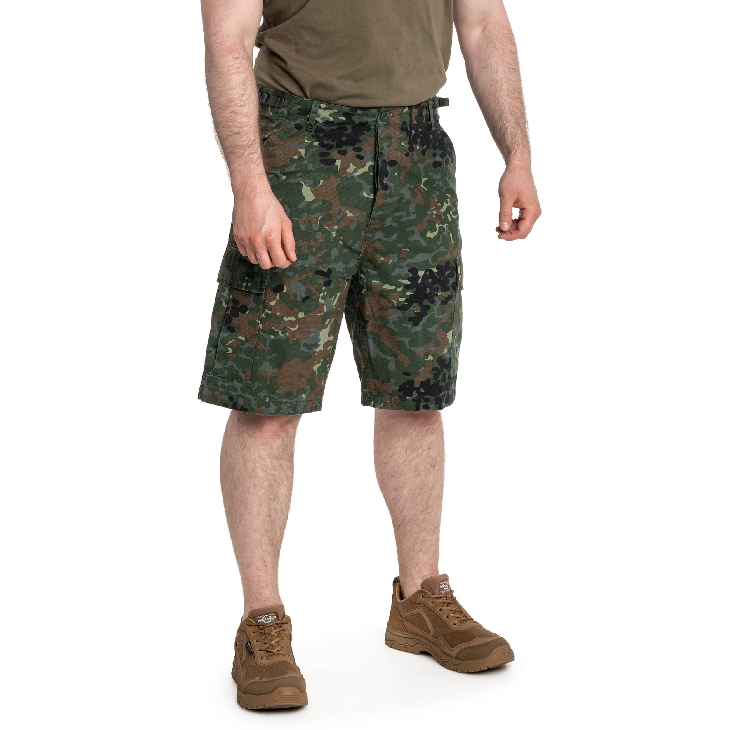 Brandit BDU Rip-Stop rövidnadrág - Flecktarn