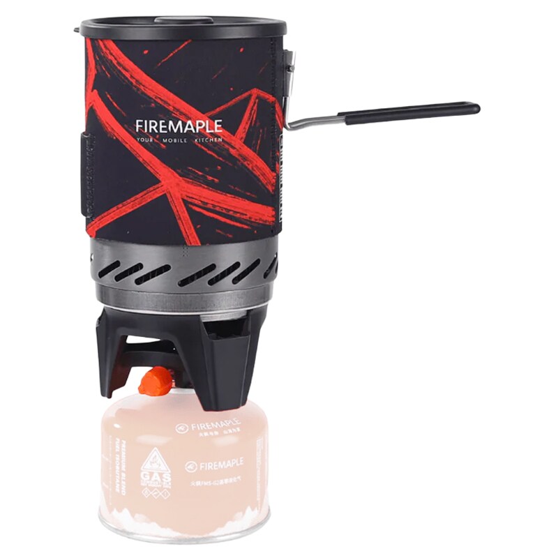 Fire Maple Star X1 Pro kempingtűzhely főzőedénnyel - Black Red
