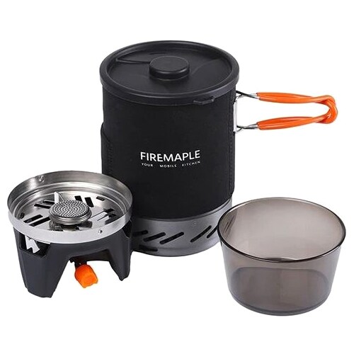 Fire Maple Star X1 Pro kempingtűzhely főzőedénnyel - Black Red