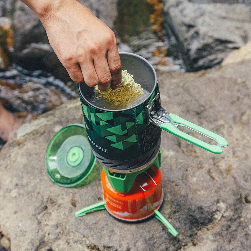 Fire Maple FMS-X2 kempingtűzhely főzőedénnyel - Green