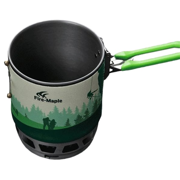 Fire Maple FMS-X3 kempingtűzhely főzőedénnyel - Green