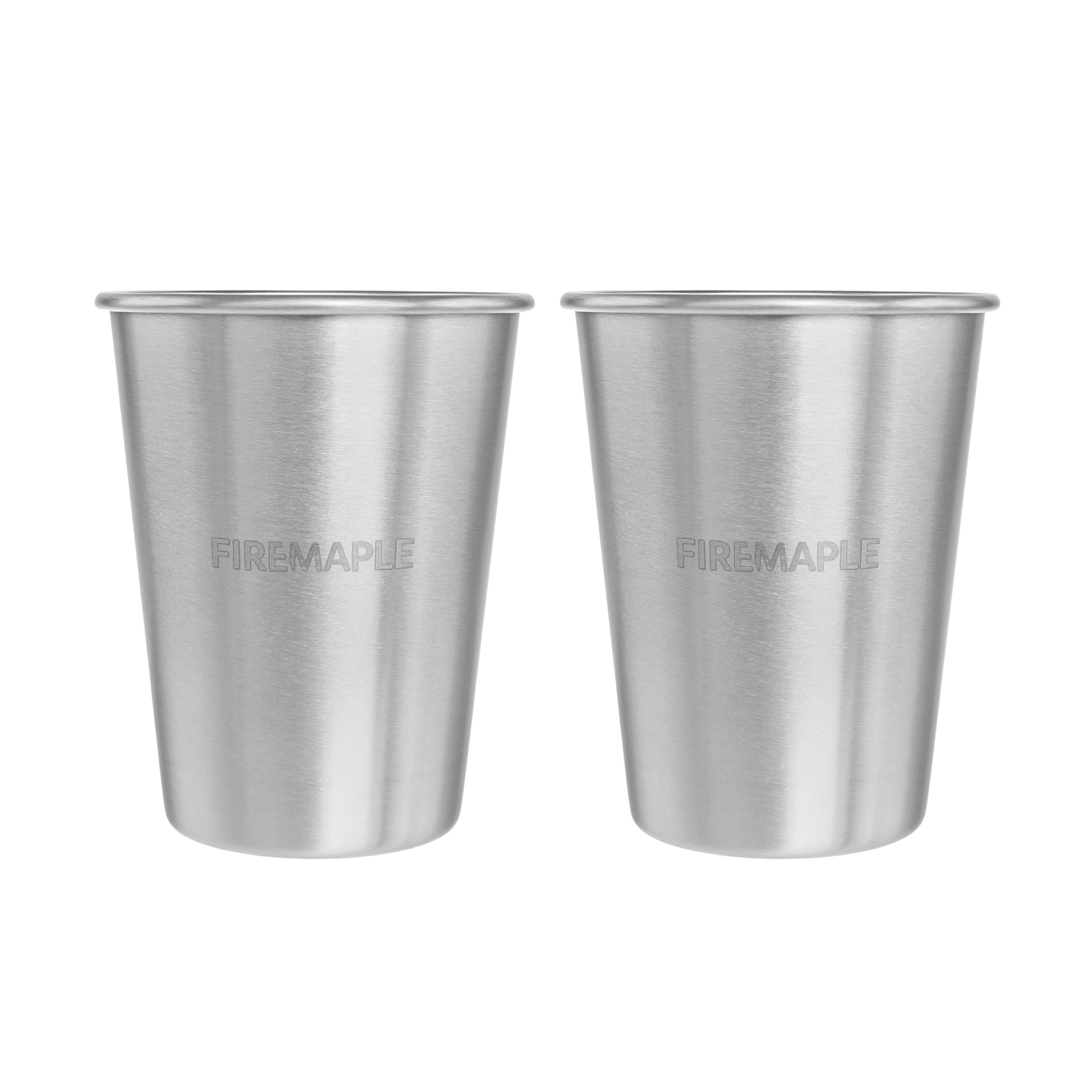 Fire Maple Antarcti Stainless Steel bögre 350 ml 2 db - Silver