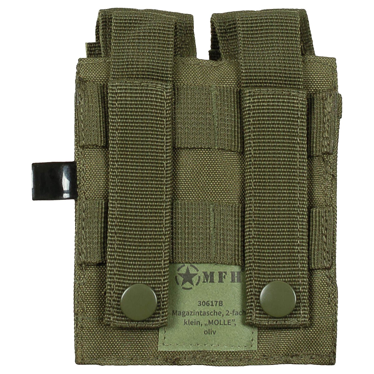 MFH Ammo Pouch Double Small MOLLE tároló tölténytárhoz - Olive