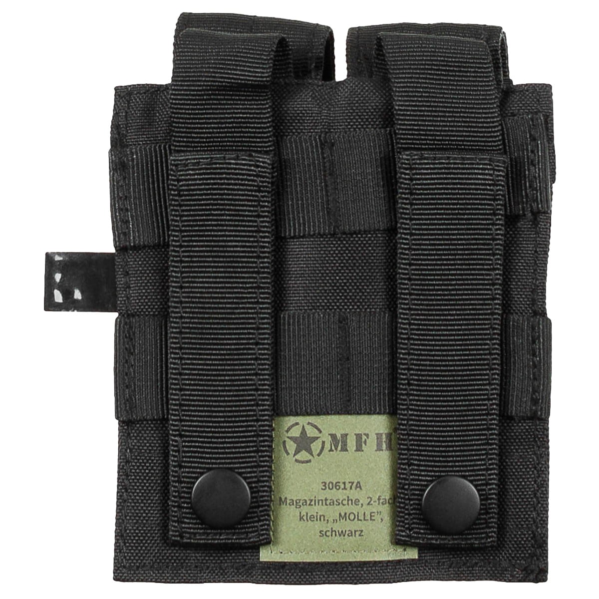 MFH Ammo Pouch Double Small MOLLE tároló tölténytárhoz - Black