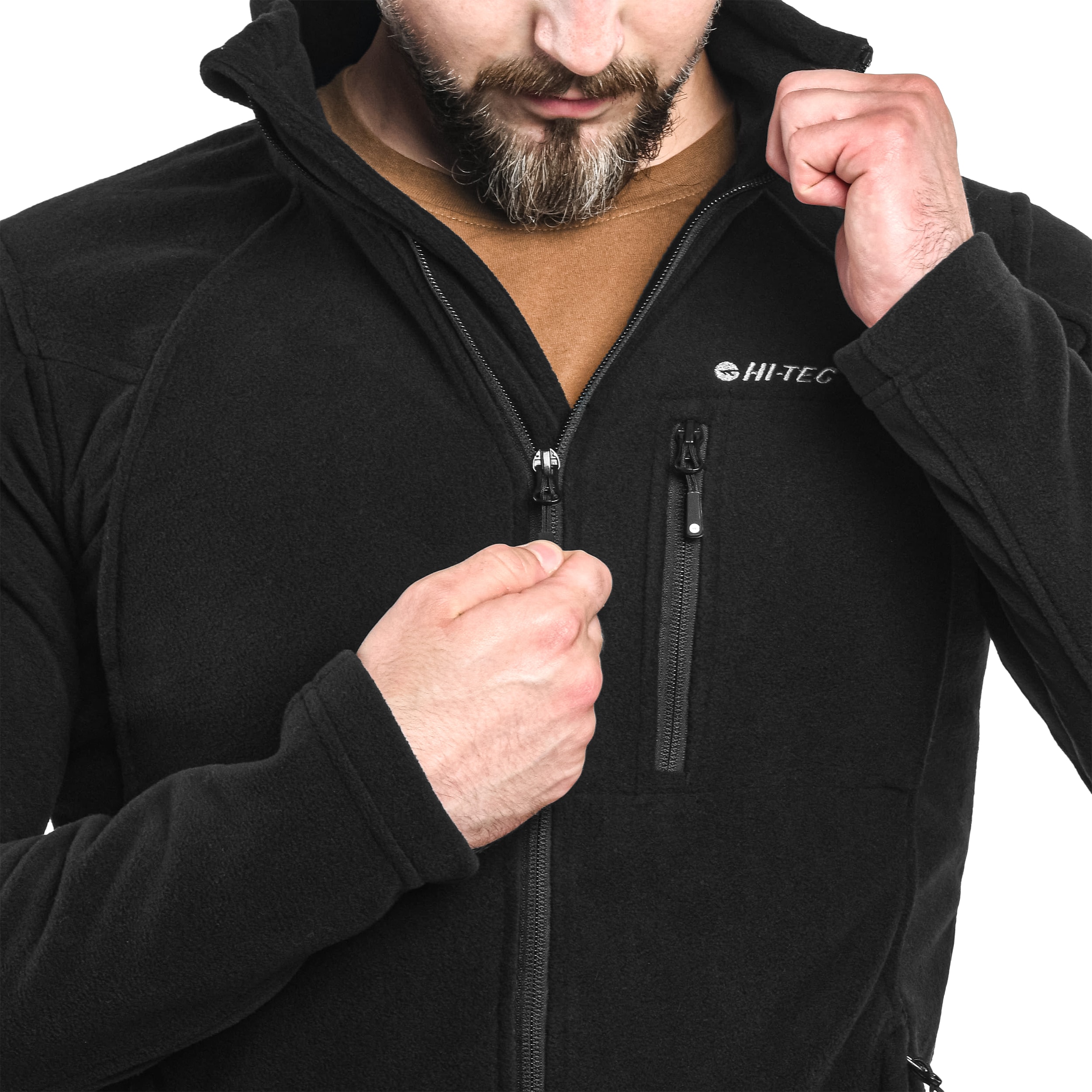 Hi-Tec Monar polár pulóver - Black