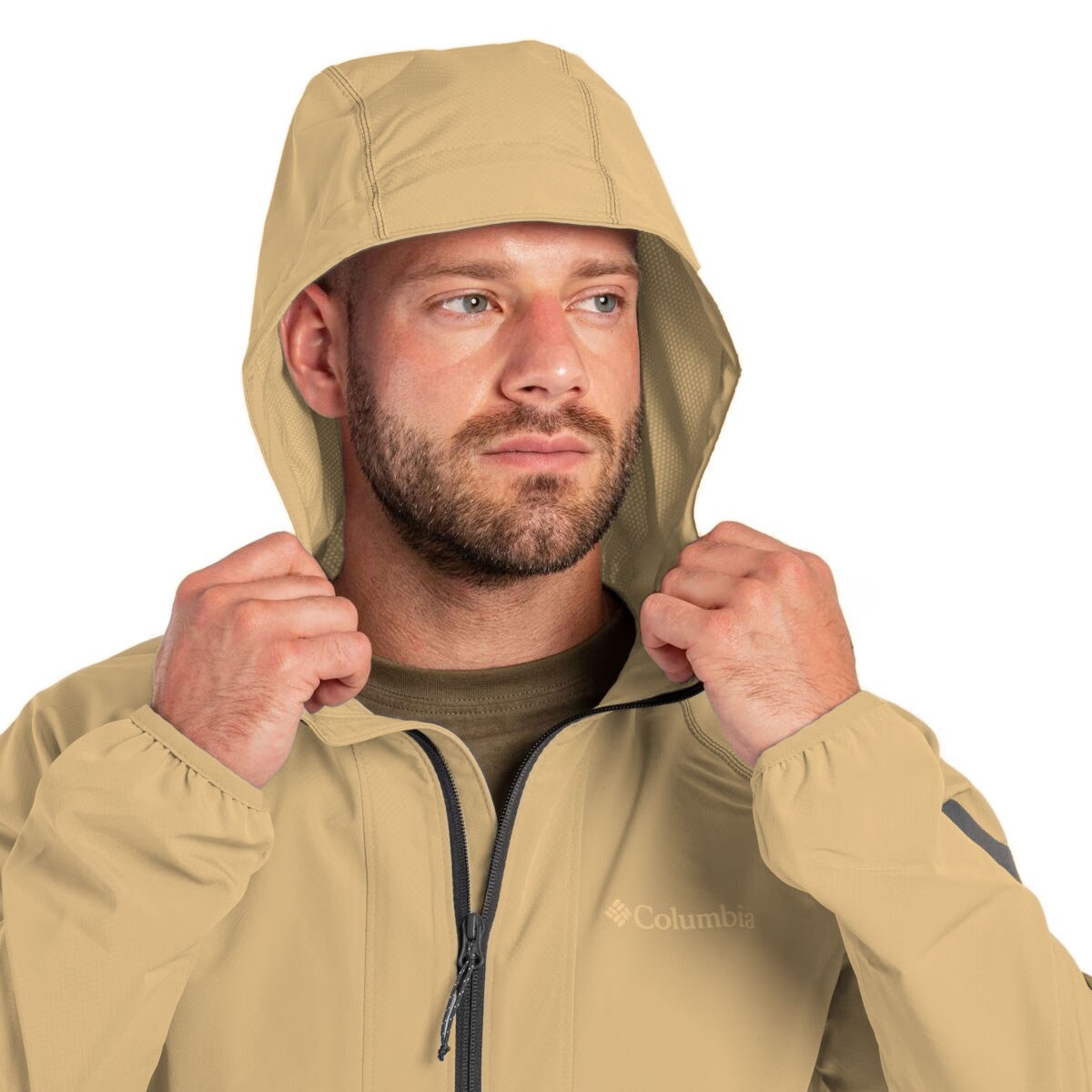 Columbia Tall Heights Hooded Softshell kabát - Light Camel