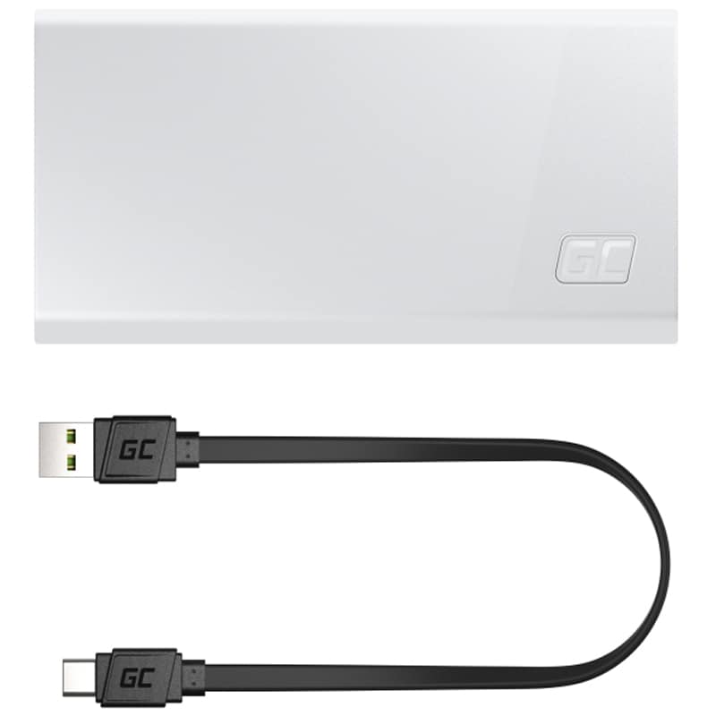 Green Cell PowerPlay 20S powerbank 20000 mAh - Snow White