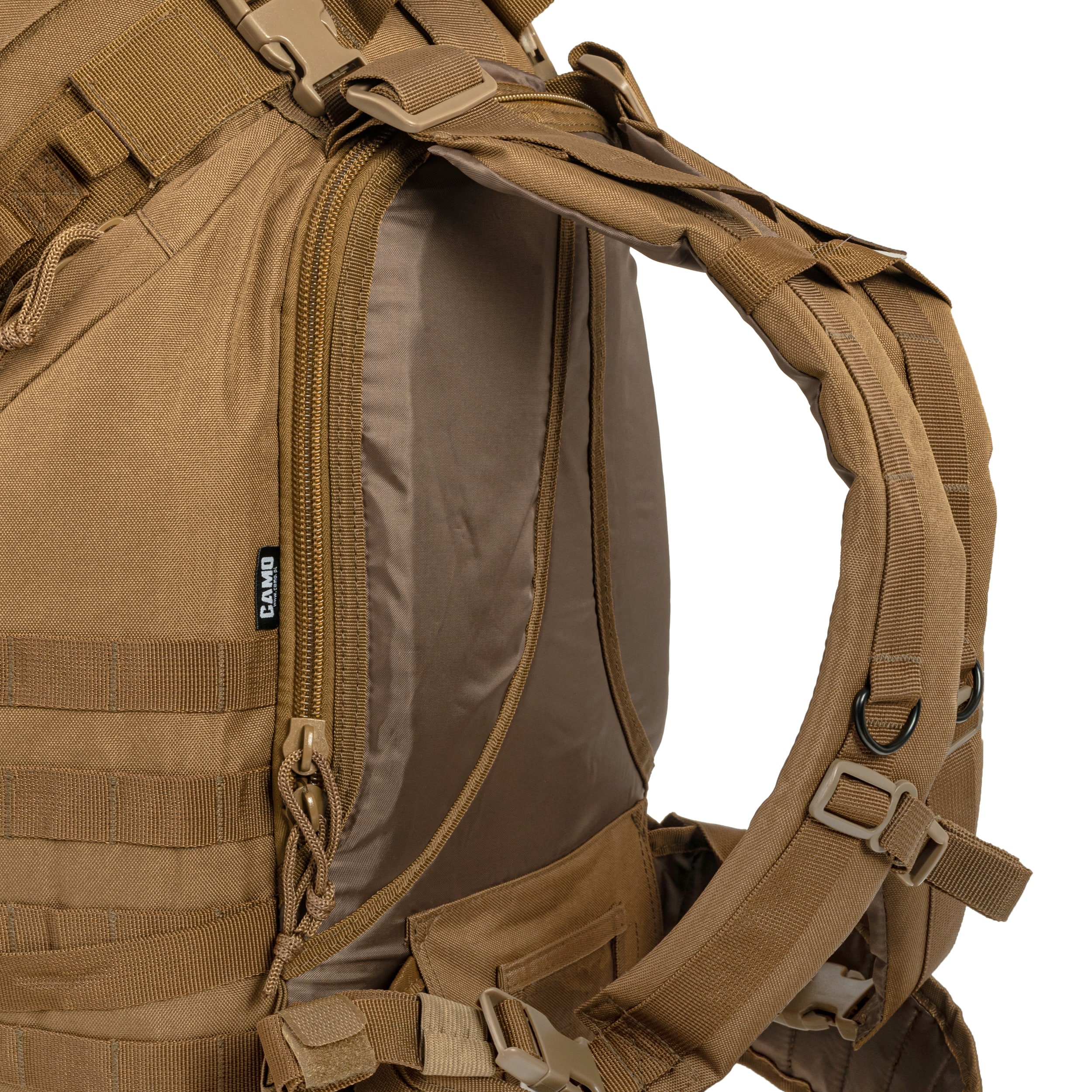 Camo Military Gear Overload hátizsák 60 l - Coyote