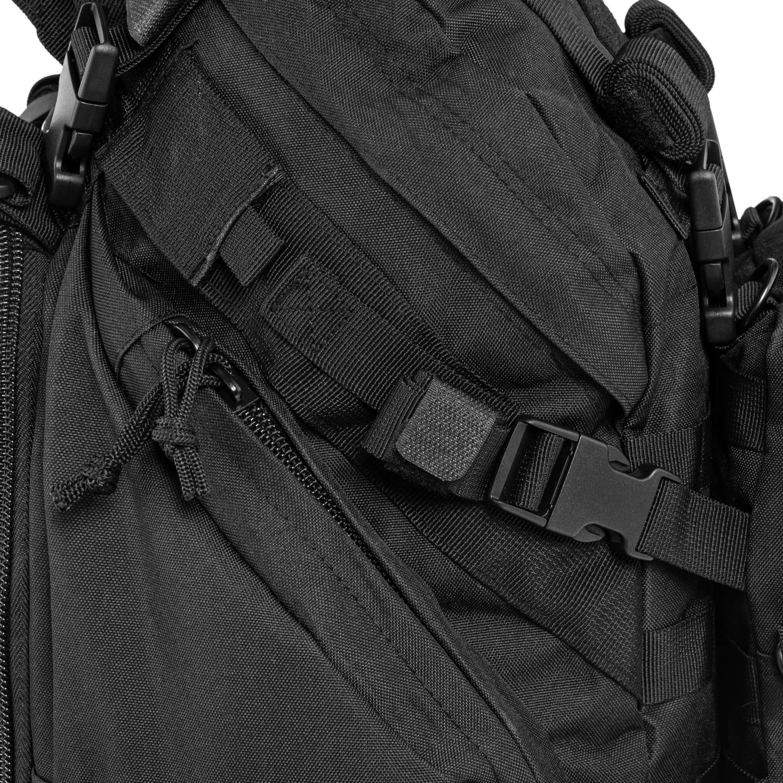 Camo Military Gear Overload hátizsák 60 l - Black